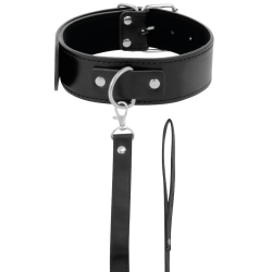 Darkness - Collier De Posture Avec Chaîne En Cuir